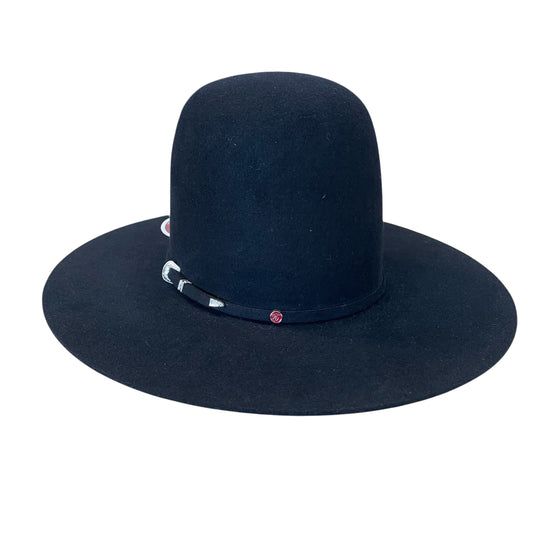 Tacchino 10X Black Tall Crown Felt