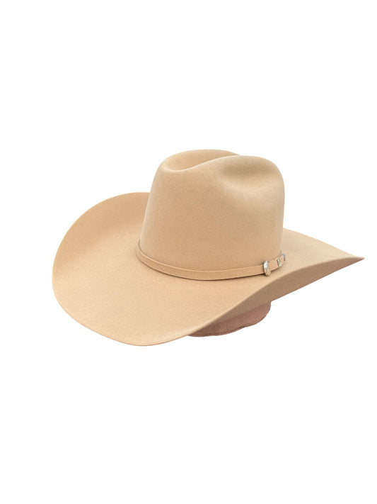 Resistol Midnight 6X Butterscotch Felt Hat RB Crown