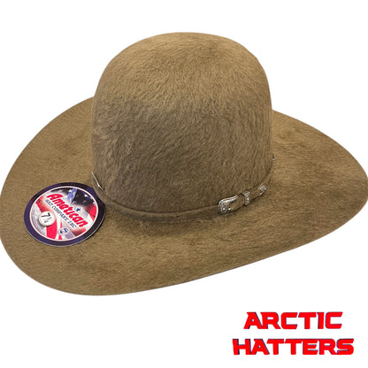 American Hat 20X Pecan Grizzly Felt Hat 6" Crown