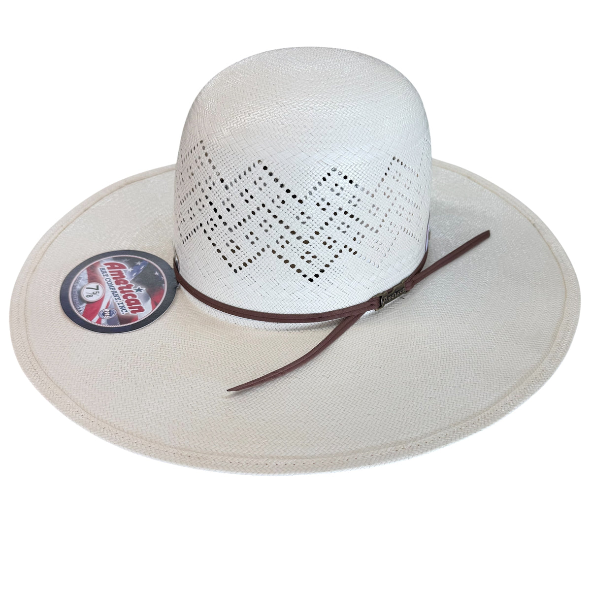 American Hat 8130 Straw 6" Open Crown