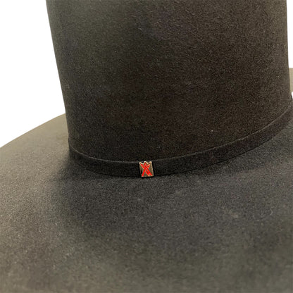 Arctic Hatters Wool 7" Tall Crown Black Felt
