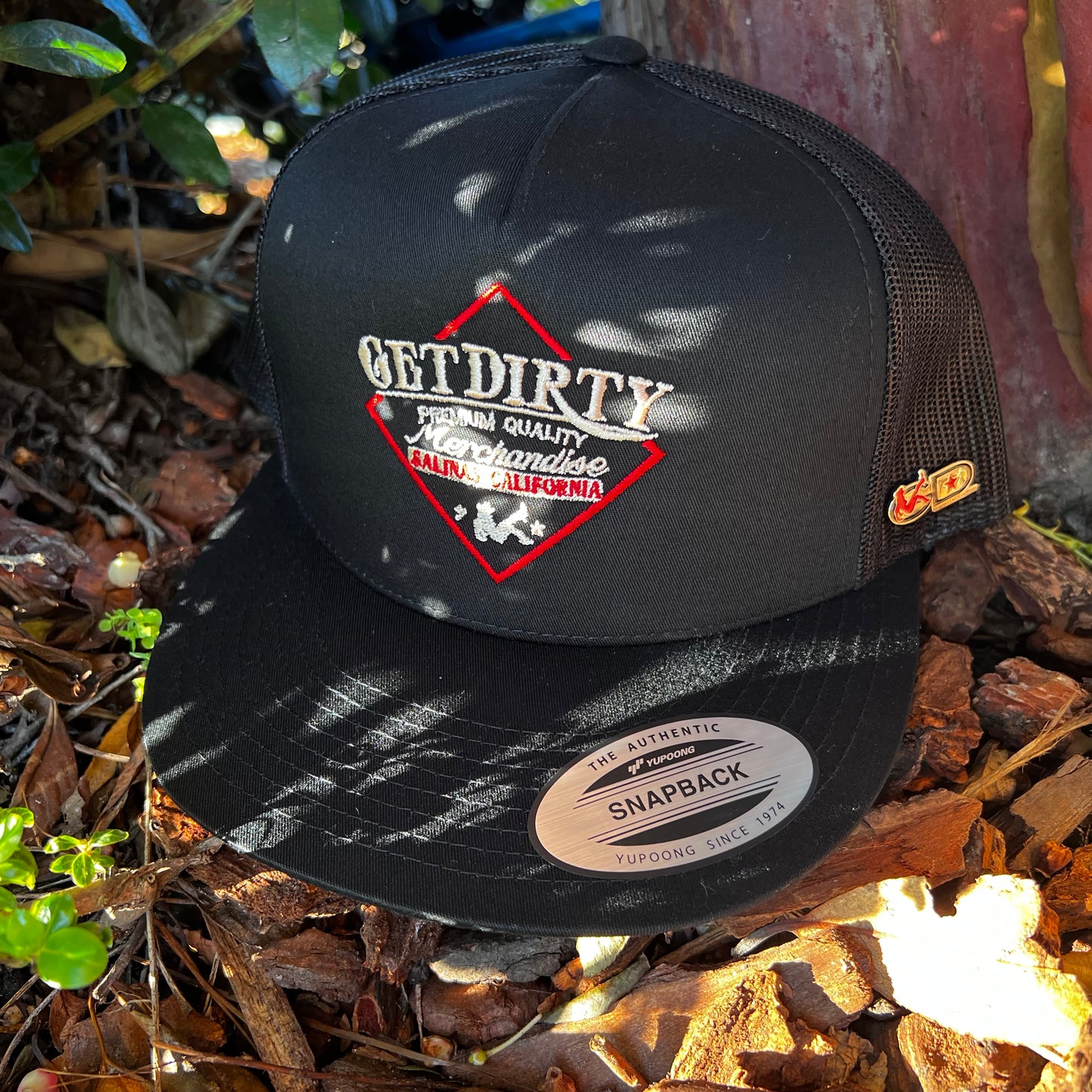 Get Dirty Merchandise RD/RG 505 Blk/Blk Trucker Hat