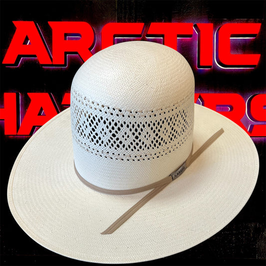Arctic Hatters X El Primo Double Diamond Tall Crown Straw