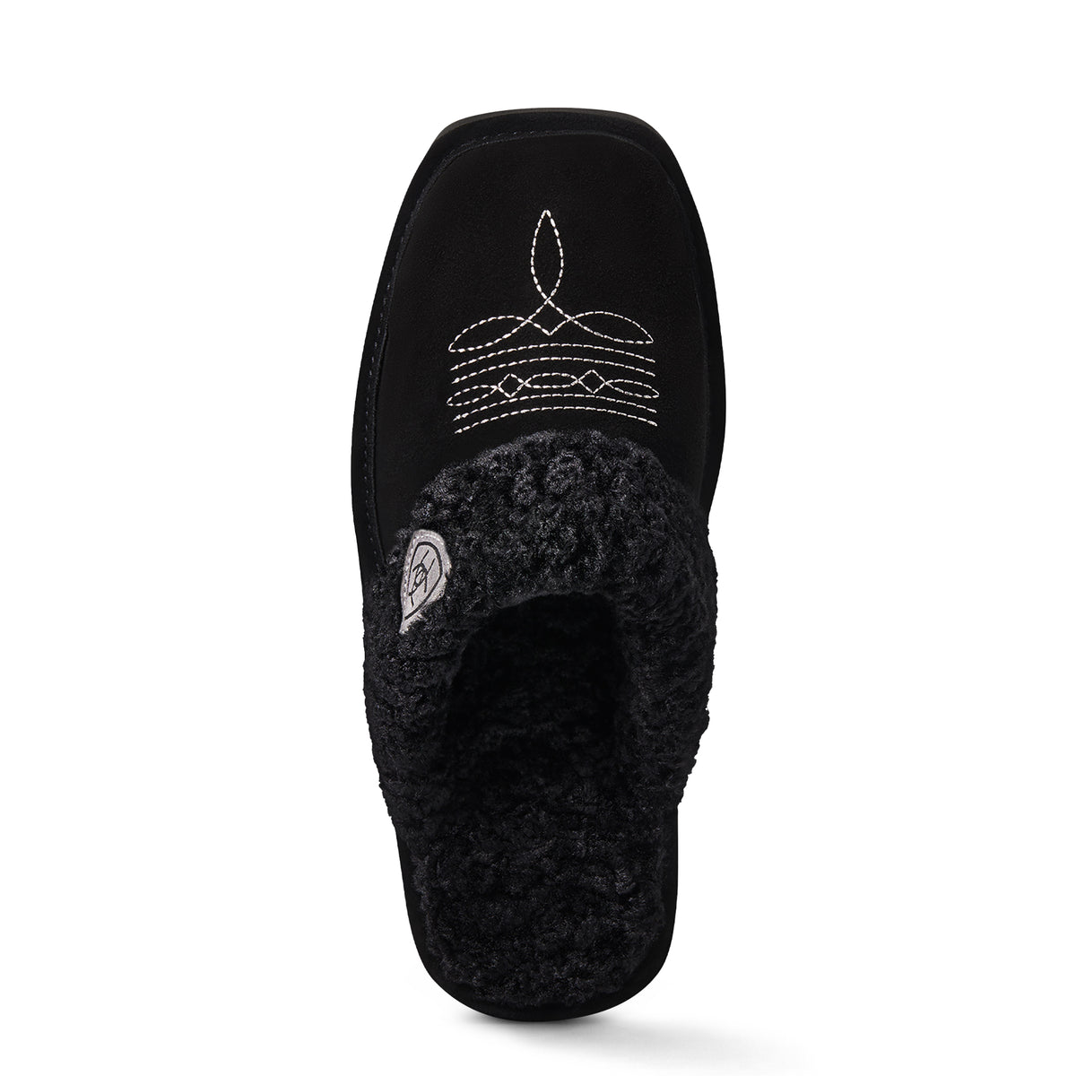 Women’s Jackie Square Toe Slippers Black