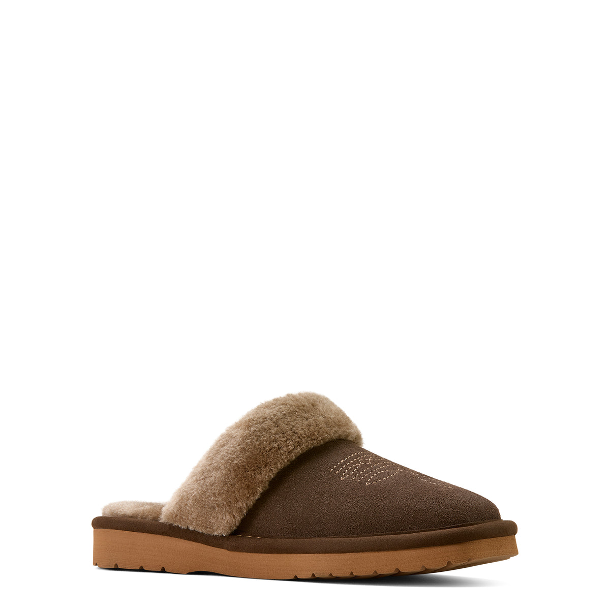 Women's Jackie Square Toe Slipper Chocolate