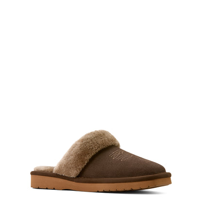 Women's Jackie Square Toe Slipper Chocolate