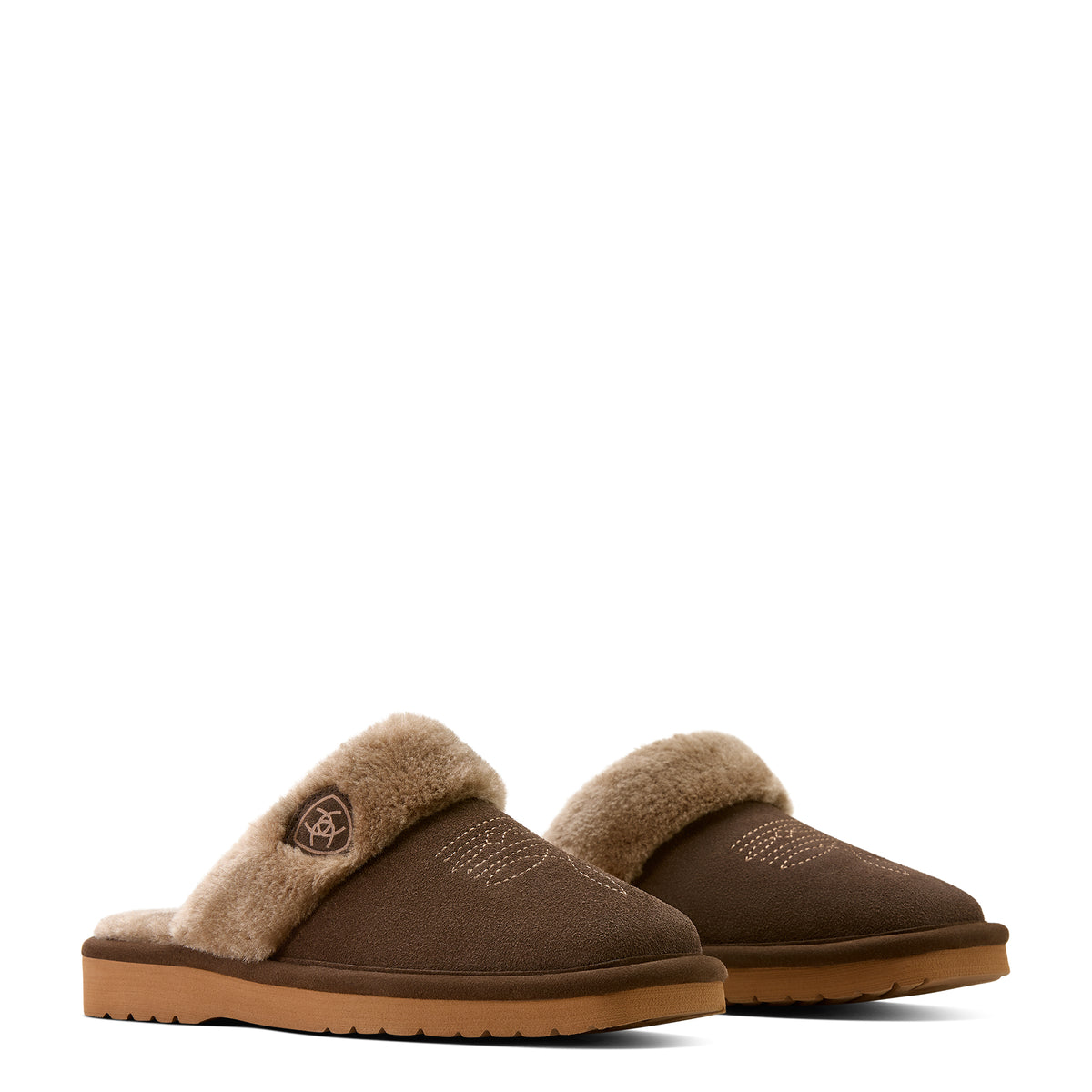 Women's Jackie Square Toe Slipper Chocolate