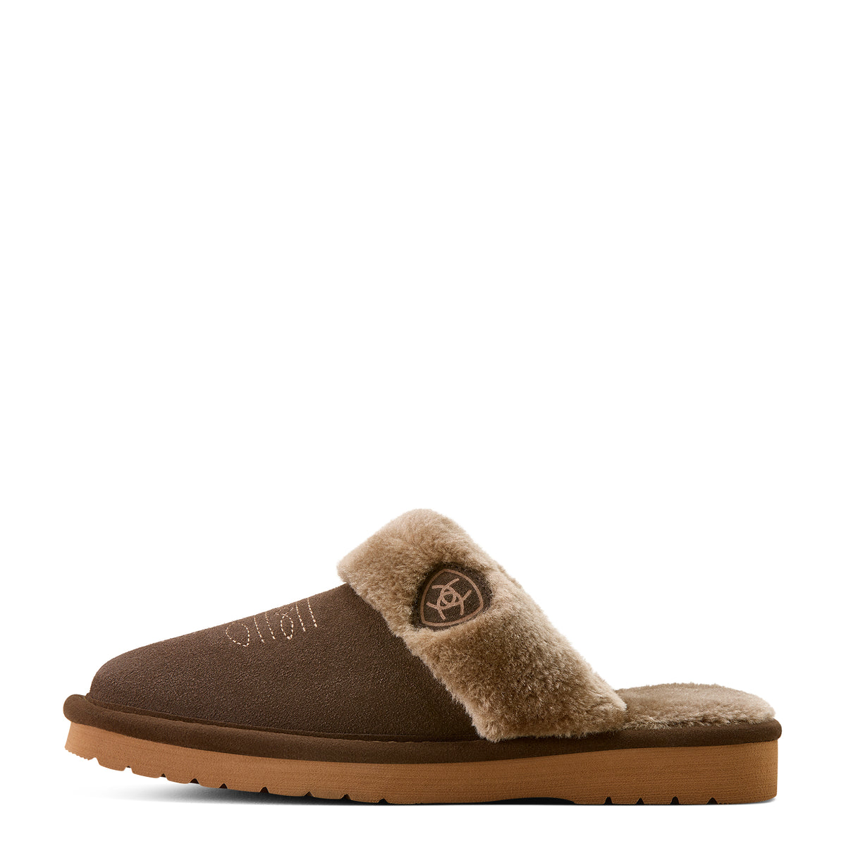 Women's Jackie Square Toe Slipper Chocolate