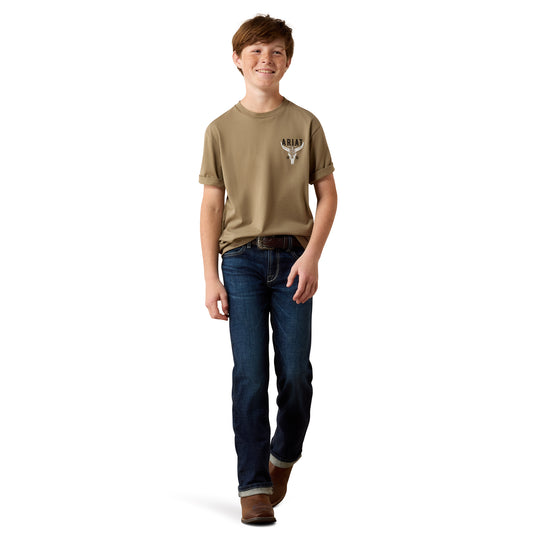 Boys Best Longhorn T-Shirt Fallen Rock 10080707