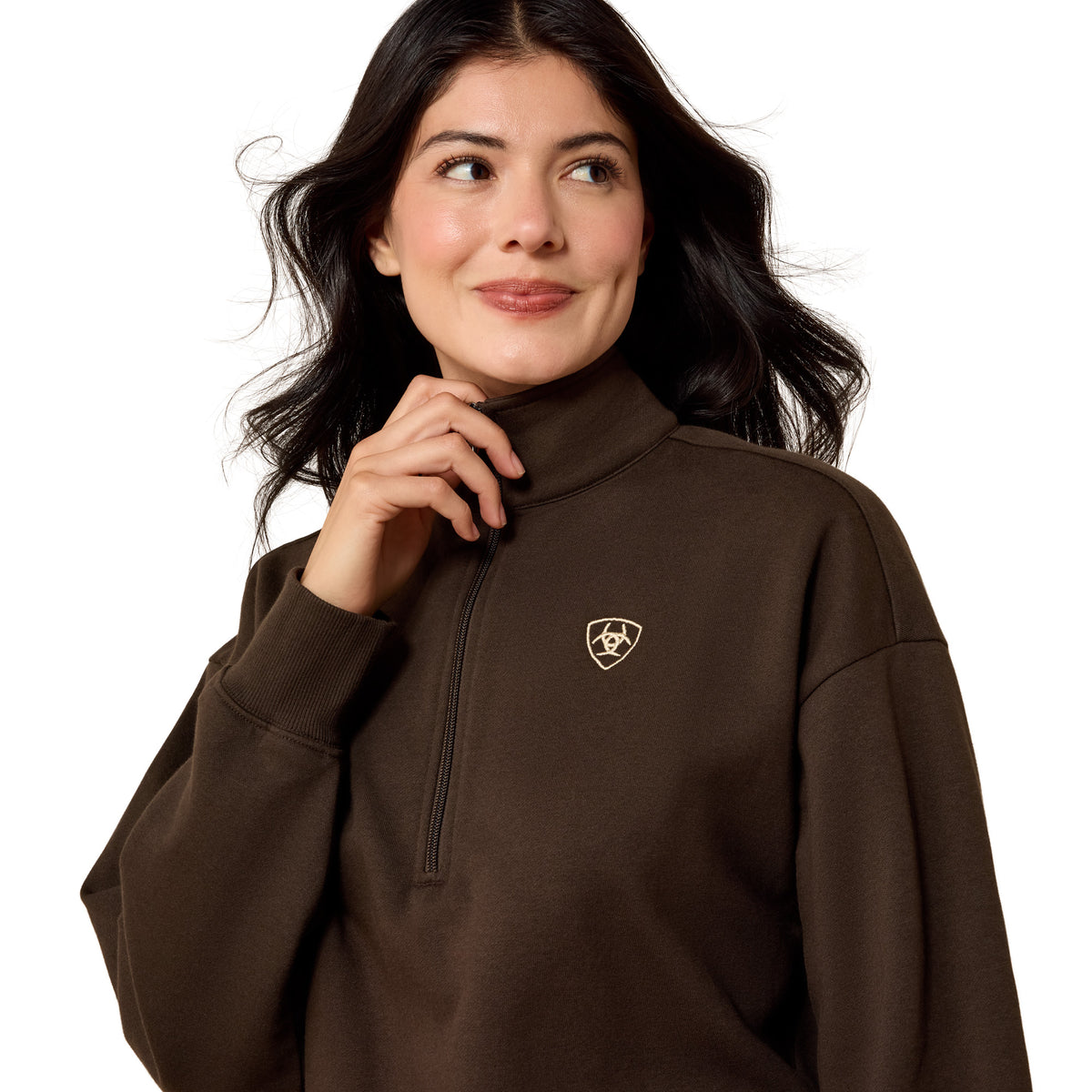 Women’s  Holiday 1/2 Zip Sweatshirt Delicioso 10085383