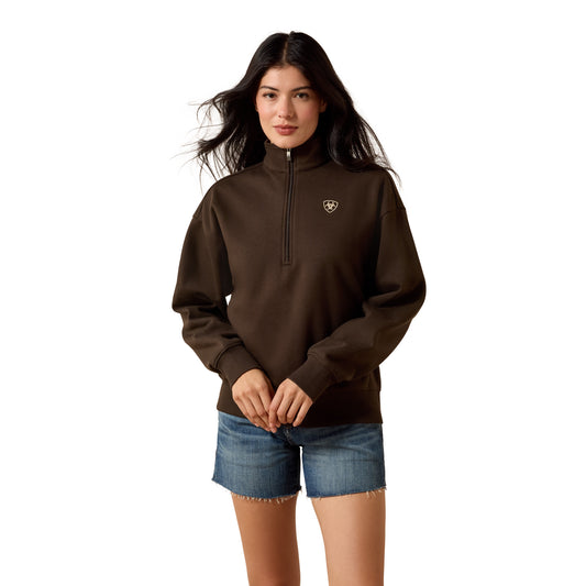 Women’s  Holiday 1/2 Zip Sweatshirt Delicioso 10085383