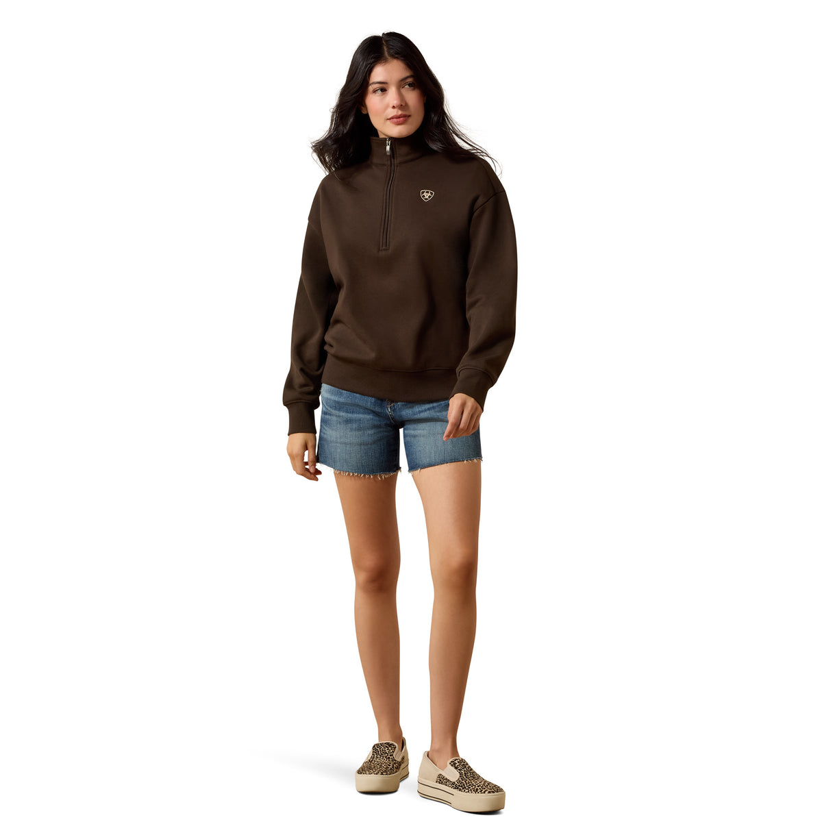 Women’s  Holiday 1/2 Zip Sweatshirt Delicioso 10085383