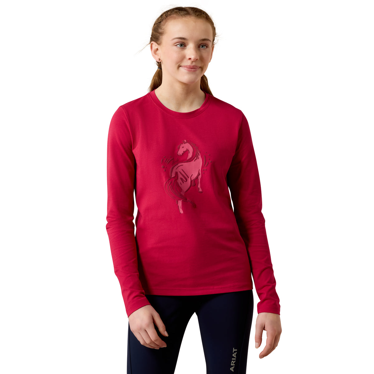 Girls Swish Long Sleeve T-Shirt Granita 10079817