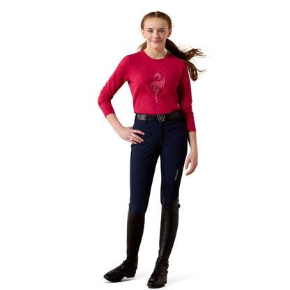 Girls Swish Long Sleeve T-Shirt Granita 10079817
