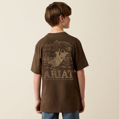 Ariat Boy’s Mountain Bull Short Sleeve Tshirt 10080632