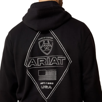 Men Chalk Diamond Patriot Hood Black 10081913