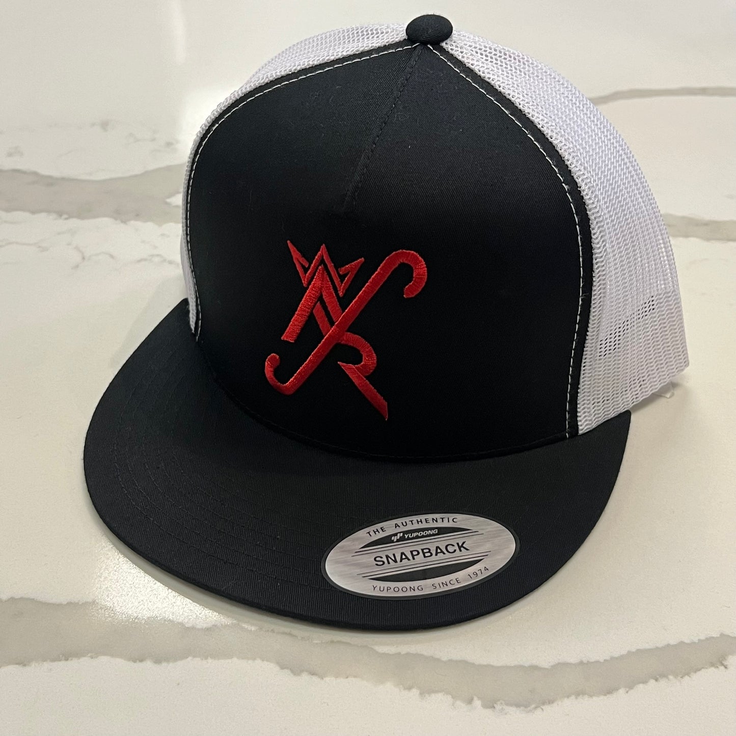 King Arctic X Rags Red BW Flat Bill Hat