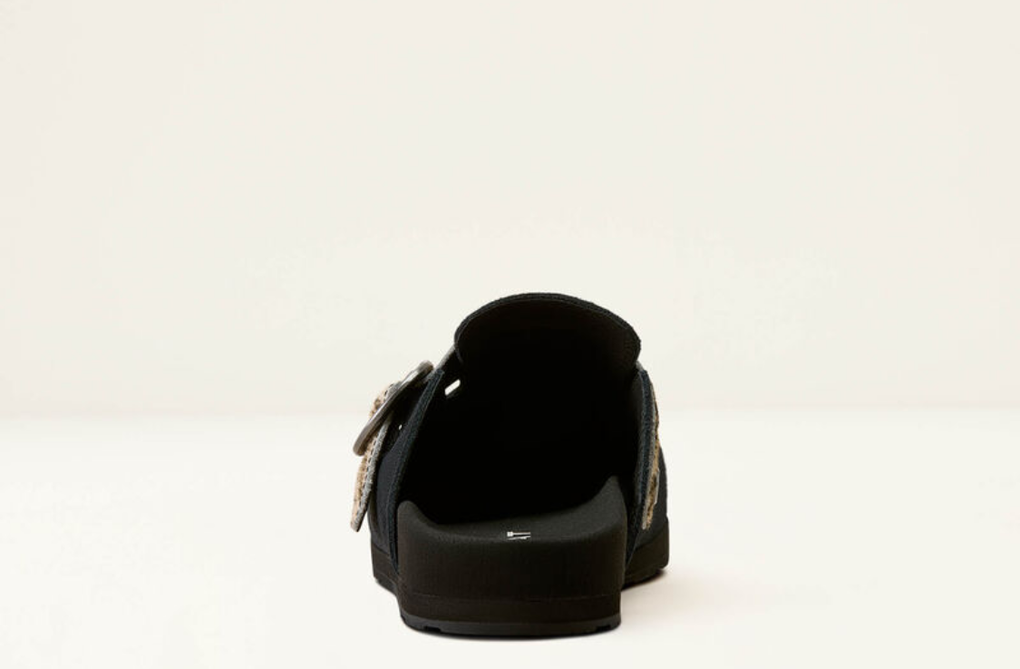 Ariat Black Suede|Brindle Hair On