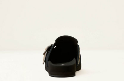 Ariat Black Suede|Brindle Hair On