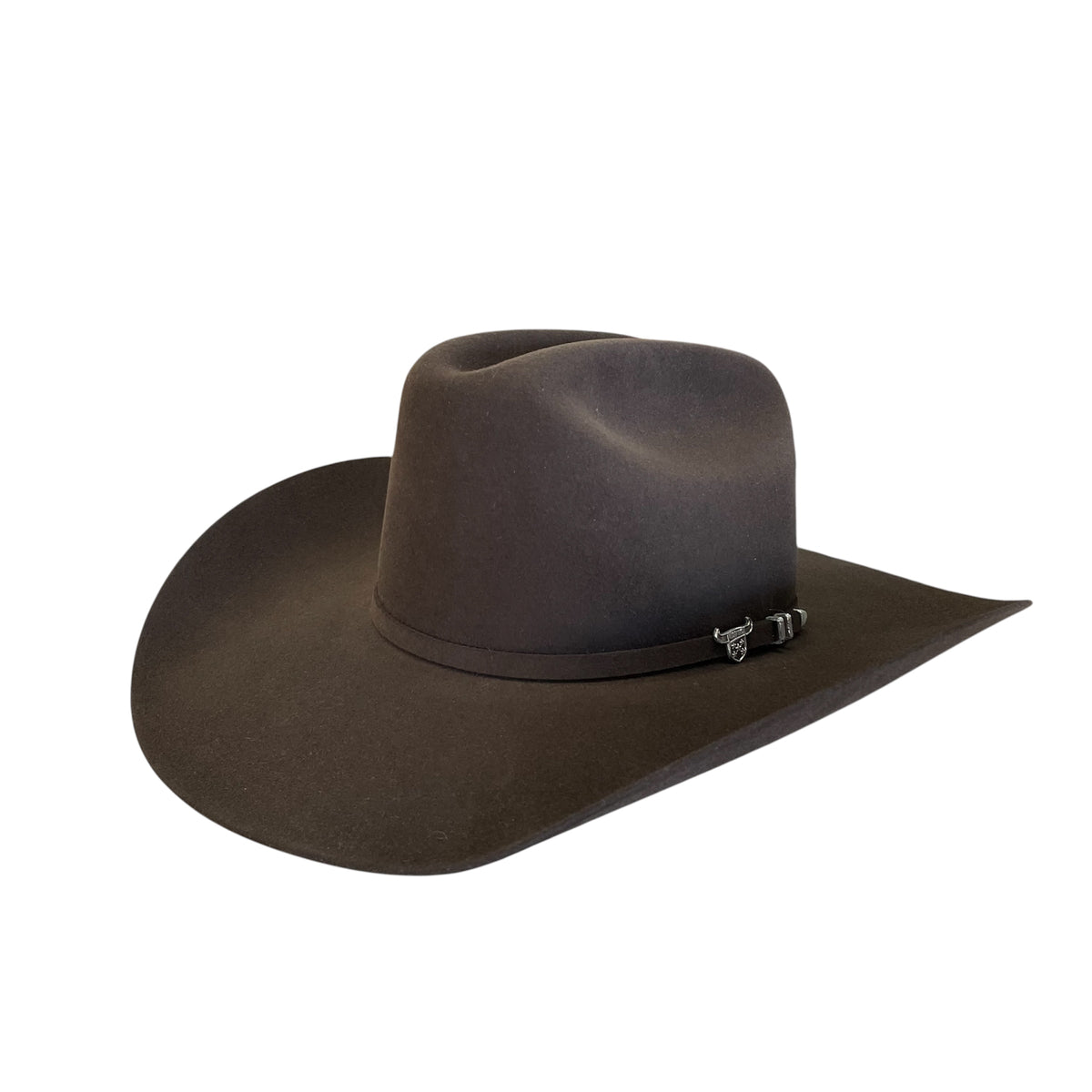 Resistol USTRC 6x Chocolate Felt Hat 6" RB Crown