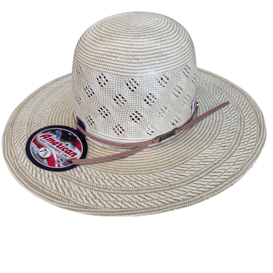 American Hat 7800 Straw 6" Open Crown