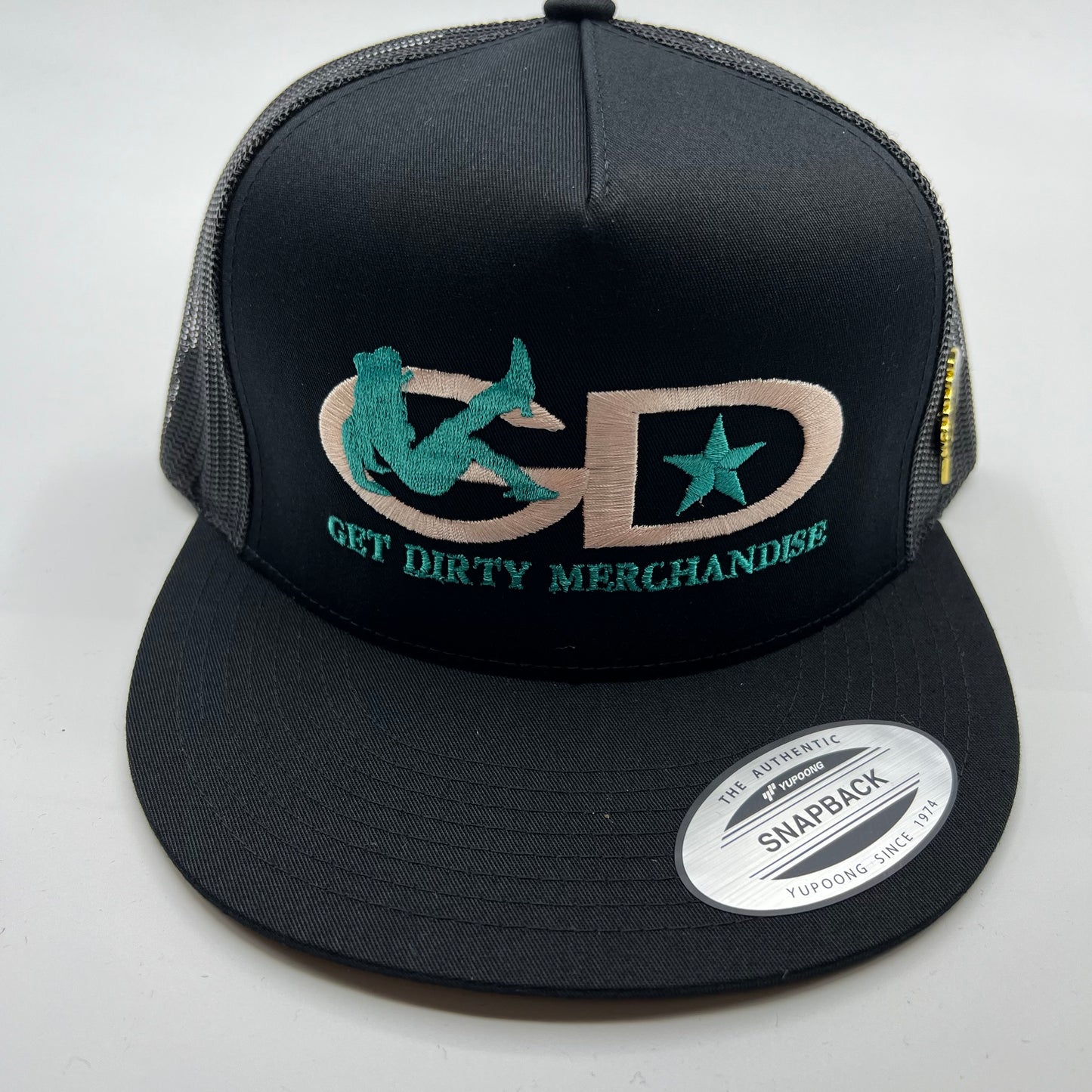 Get Dirty Merchandise Beta RG/TL Black Trucker Hat