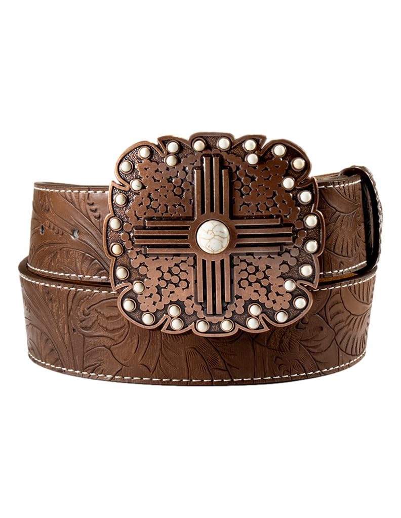 Angel Ranch Floral Embossed Brown D140012802
