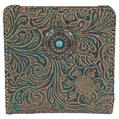 Justin Midi Wallet Embossed W/Concho 23055674W
