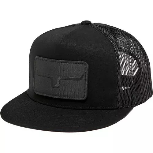 Kimes Adult Banner Ventilated Black/Black Snap Back