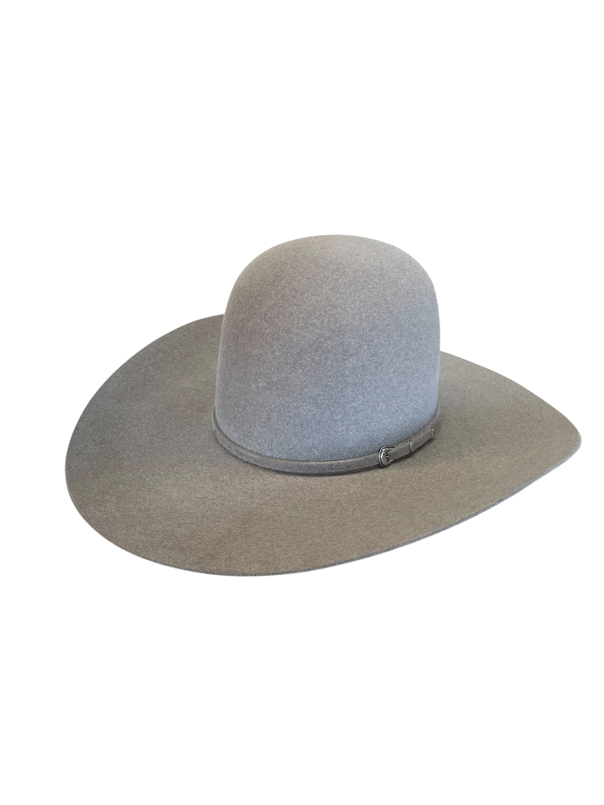 Rodeo King 7X Ash Open Crown Felt Hat