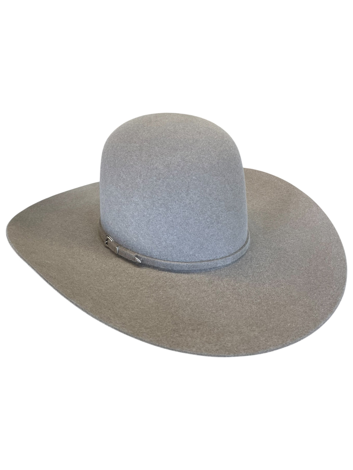 Rodeo King 7X Ash Open Crown Felt Hat