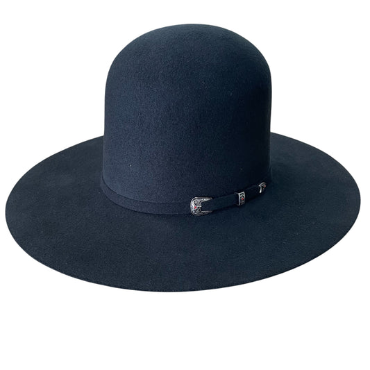 Laredo Lana 7" Alto Corona Fieltro Negro