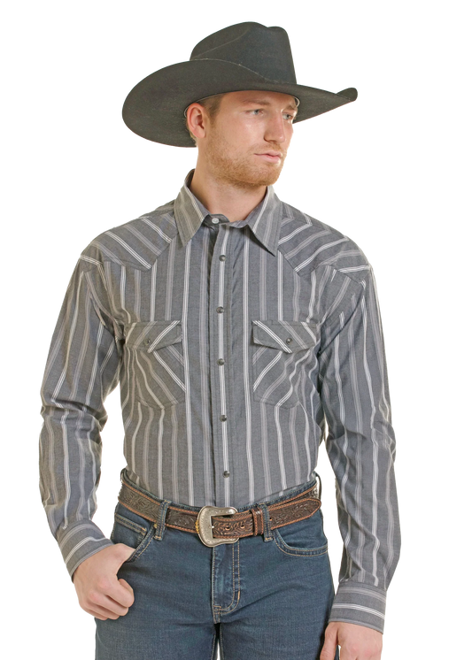 Men Long Sleeve Button Down PMN2S09496