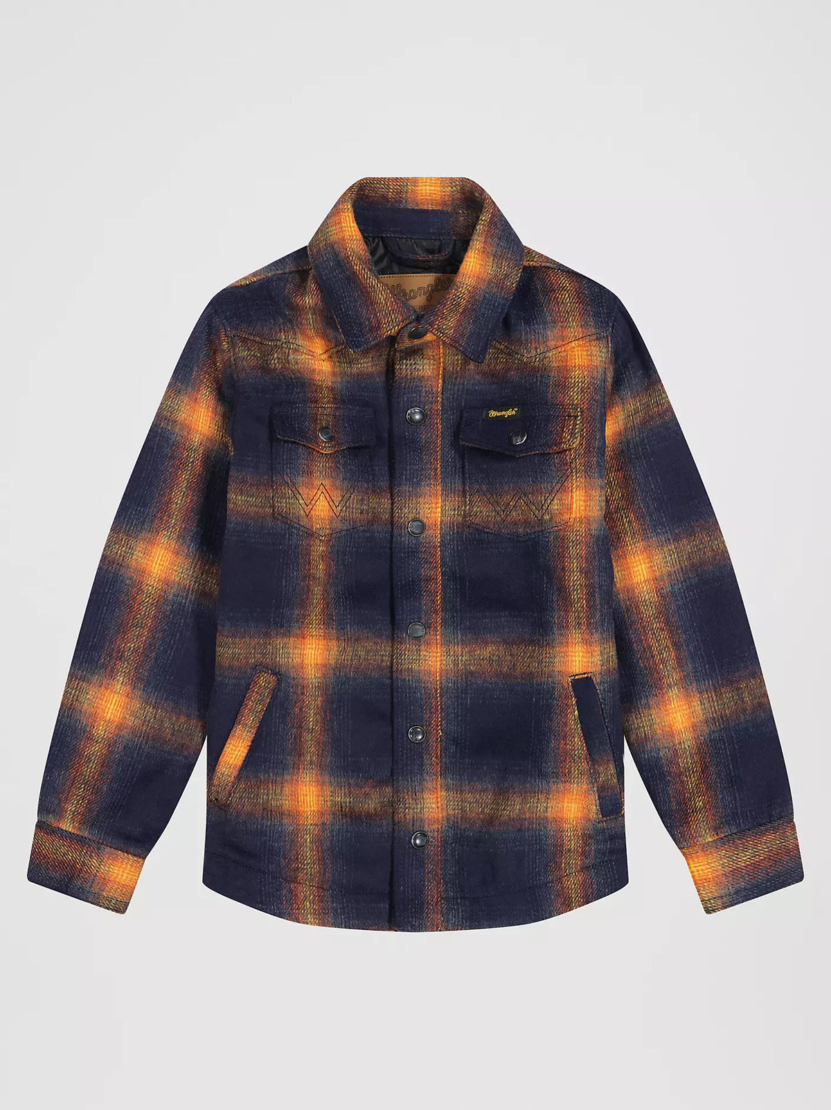Boys Quilt Lined Flannel Shirt Jacket 112382029