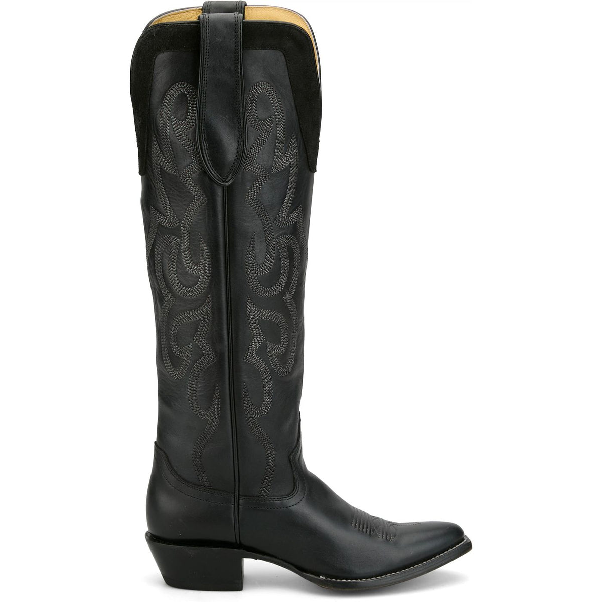 Womens Ada Cowhide Boots Black VN4484L