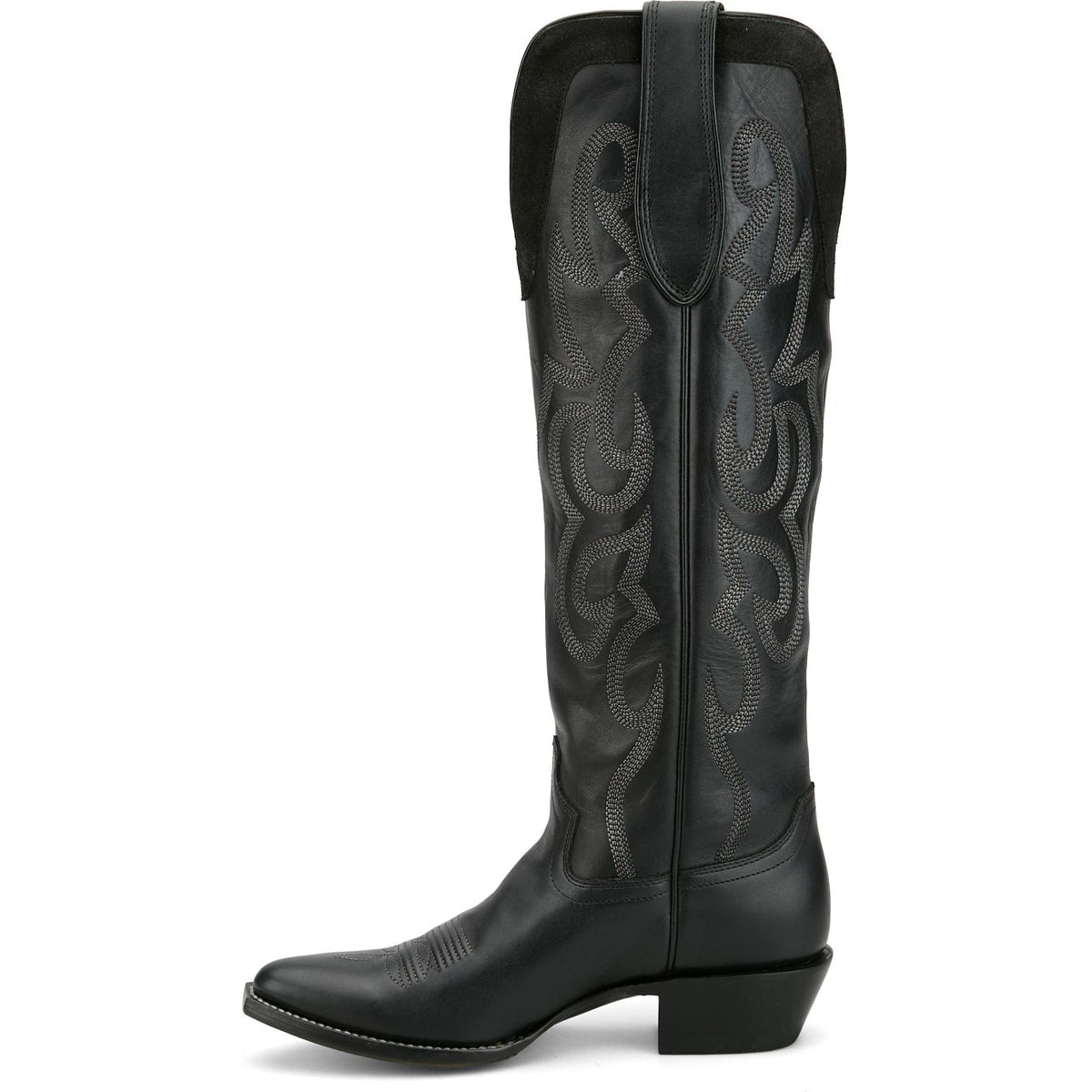 Womens Ada Cowhide Boots Black VN4484L