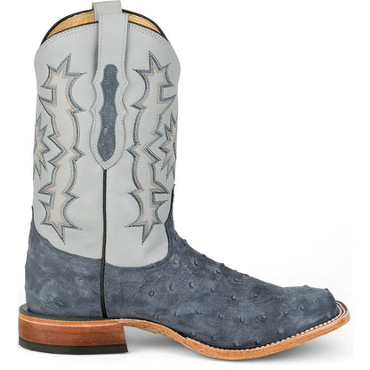 Men Carlos Navy Sueded Full Quill Ostrich HE6265