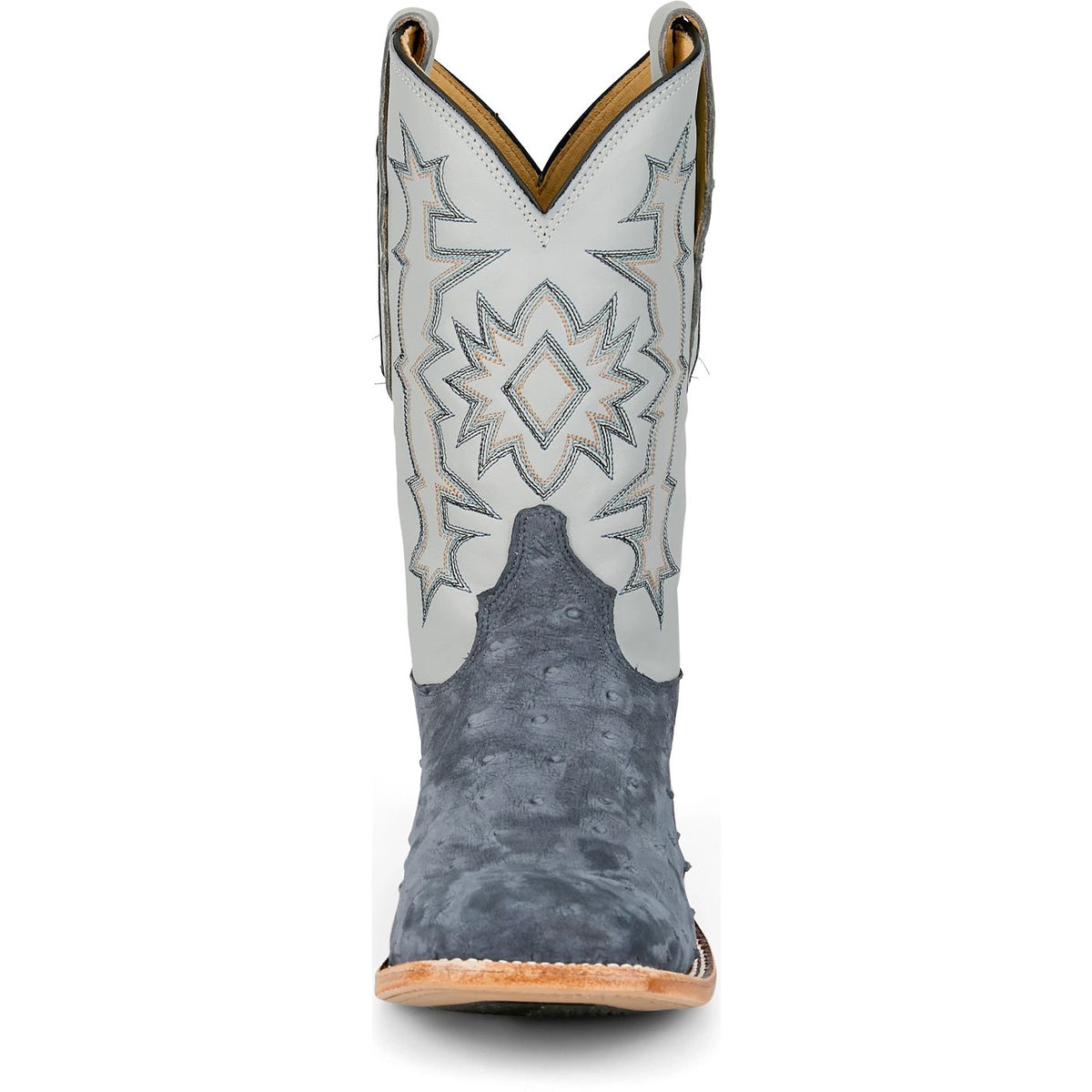 Men Carlos Navy Sueded Full Quill Ostrich HE6265