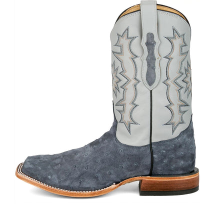 Men Carlos Navy Sueded Full Quill Ostrich HE6265