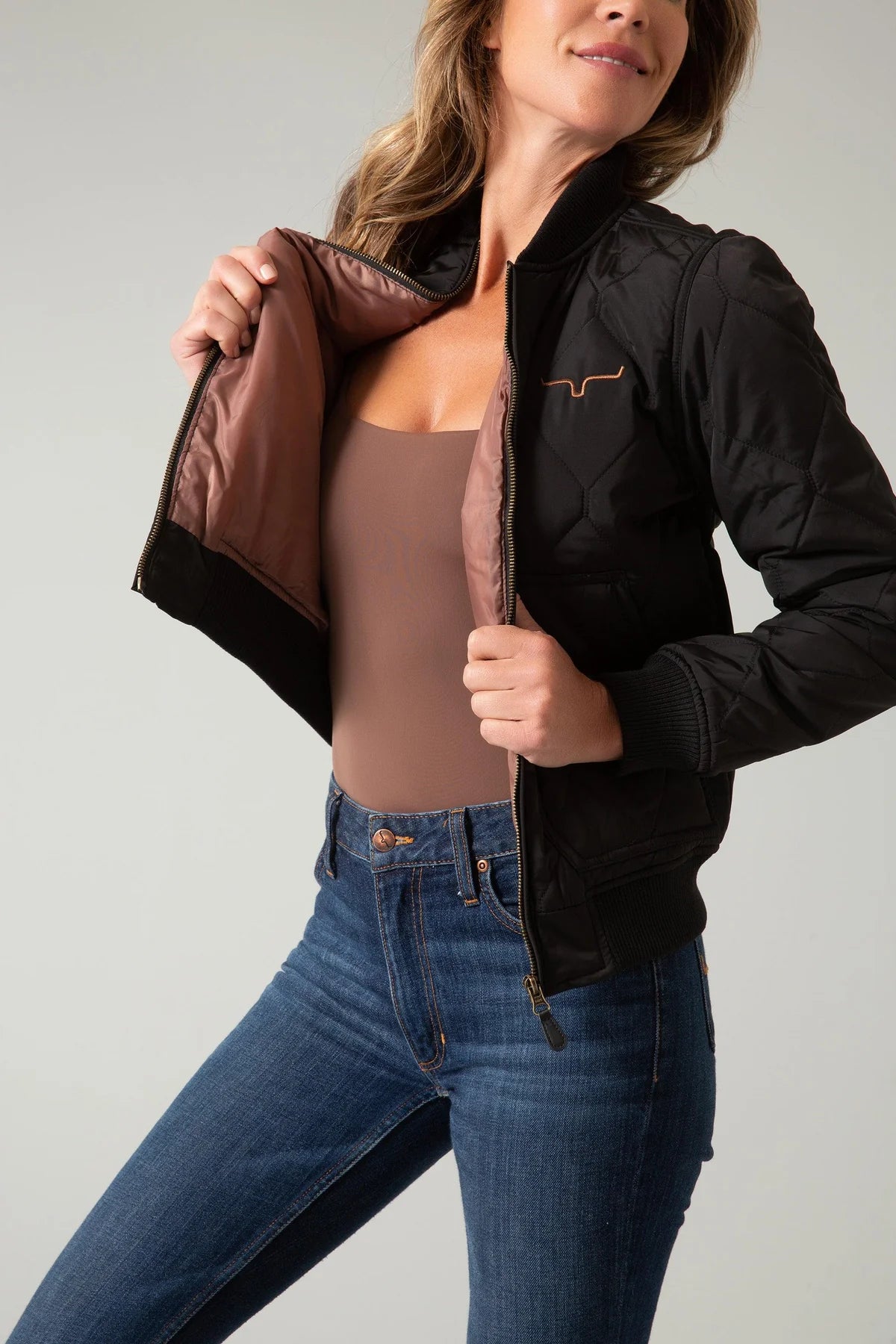 Women's Kimes Ranch Marinos Bomber Jacket BLACK