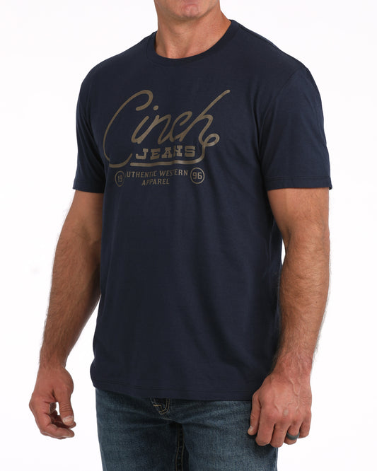 Mens Short Sleeve T-Shirt Navy MTT1690745