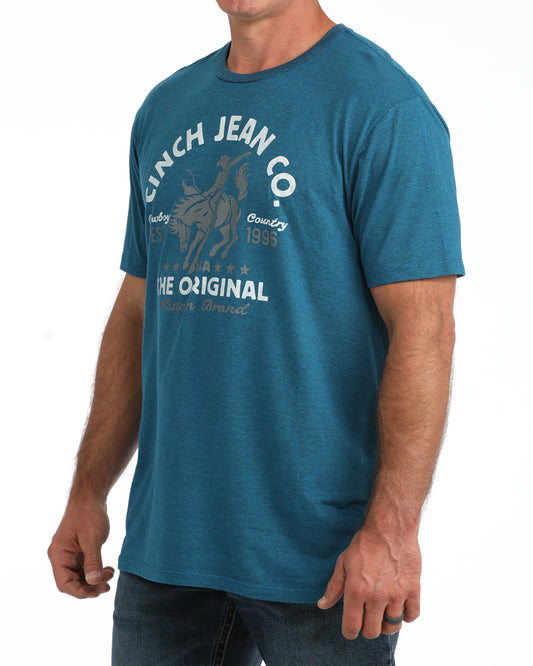 Men Short Sleeve T-Shirt MTT1690750 BLUE
