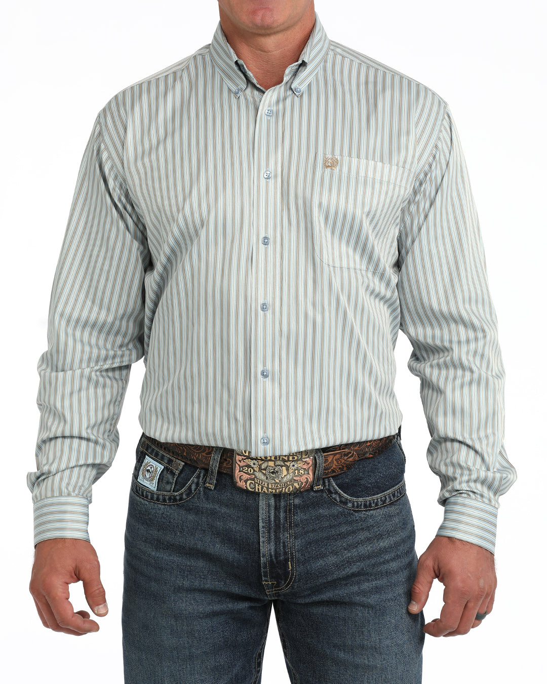 Men Classic Fit Button Down MTW1106153