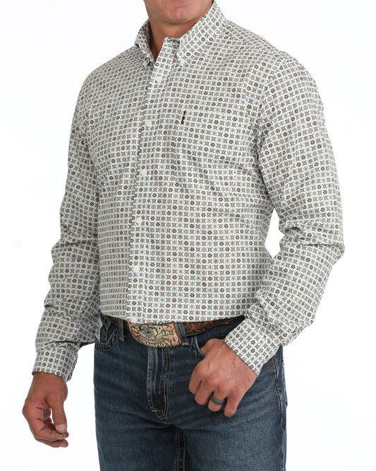 Men Modern Fit Button Down MTW1347165