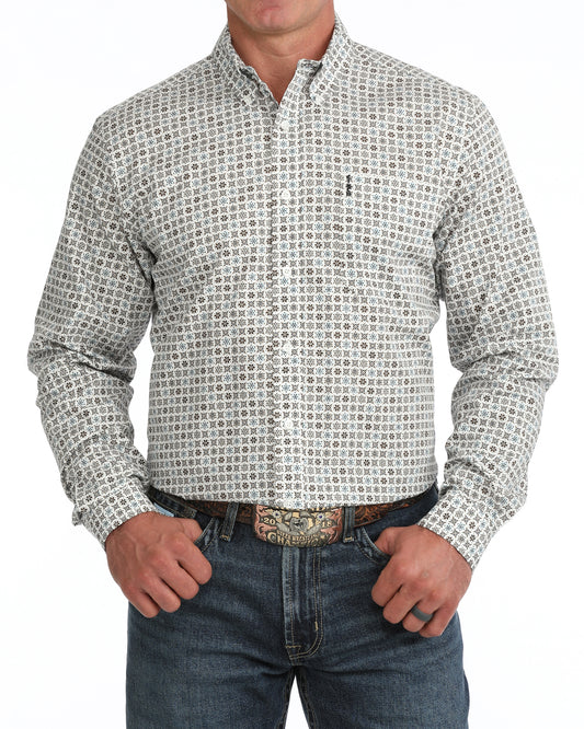 Men Modern Fit Button Down MTW1347165