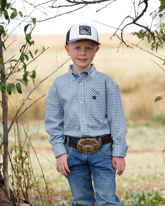 Boys Button Down Long Sleeve MTW7060430