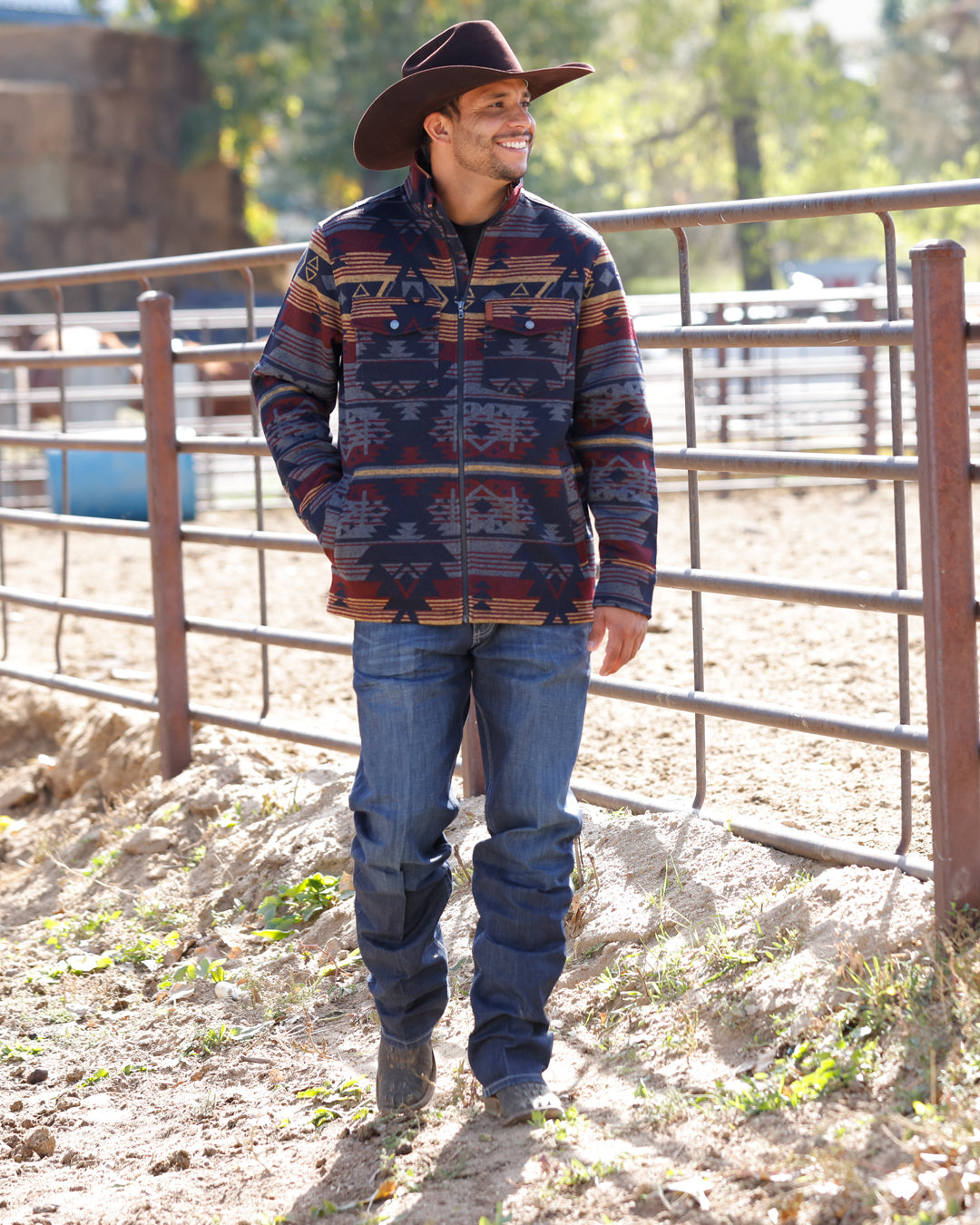 Men Brushed Knit Jacket MWJ1907005