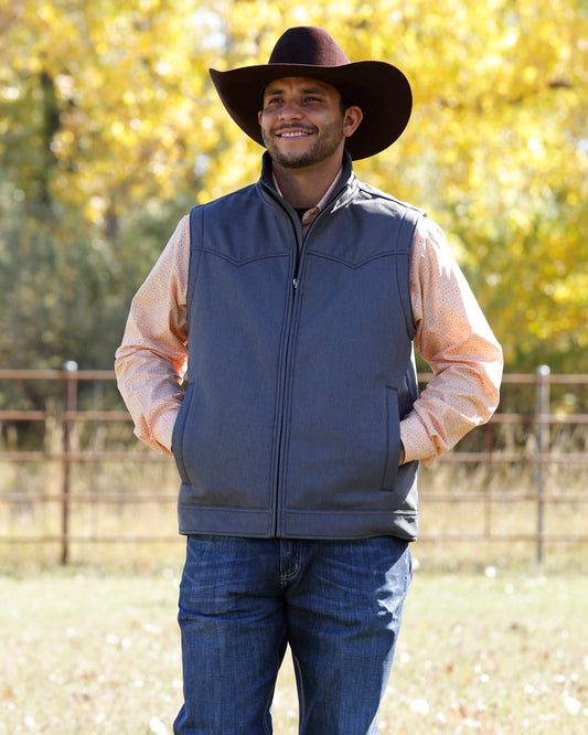 Men Bonded Vest Charcoal MWV1592006