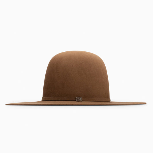 Resistol Chute Boss 10X Dunn Felt Hat 4 1/4" Brim 6" Open Crown