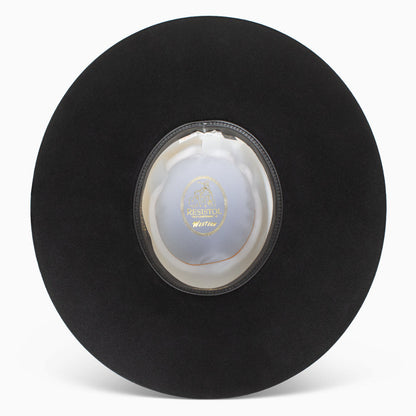 Resistol 7X Chute 5 Black Open Crown 6" Felt Hat